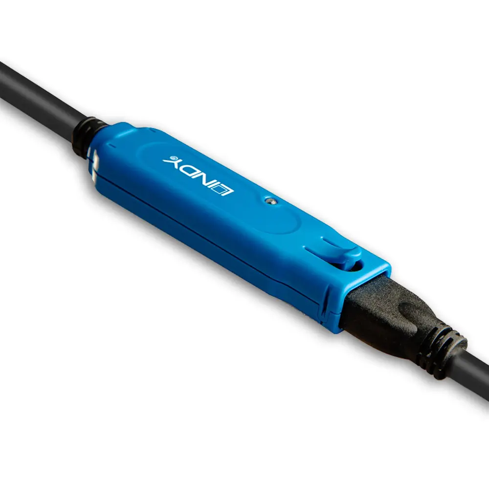 Produktfoto 1 von LINDY 43158, 8m USB 3.0 Aktivverlängerung Pro