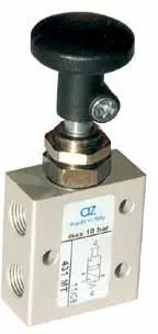 Produktfoto 1 von AZ Pneumatica 431 MT, Wegeventil 3/2 1/8" Taster, Federrückstellung