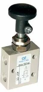 Produktfoto 1 von AZ Pneumatica 431 TT, Wegeventil 3/2 1/8" Taster, 2 Stellungen, SKU: 05.214.4