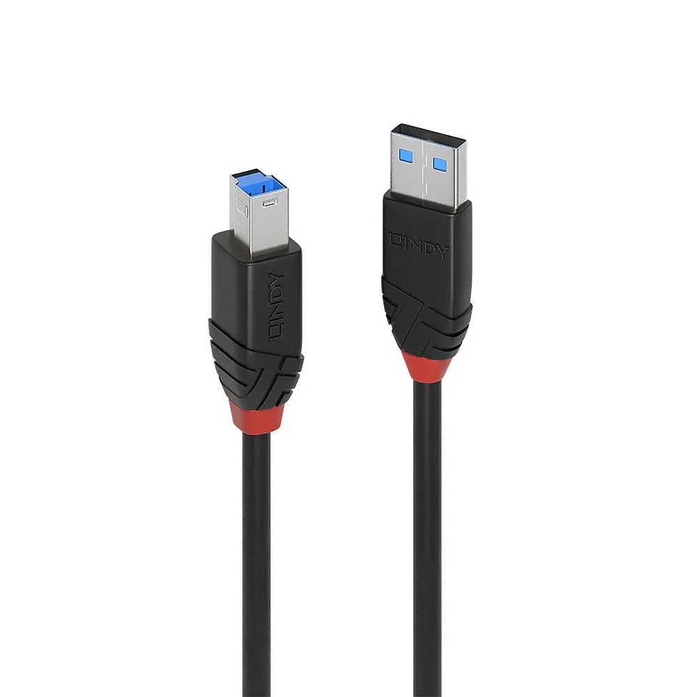 Produktfoto 1 von LINDY 43227, 10m USB 3.0 A/B Aktivkabel Slim