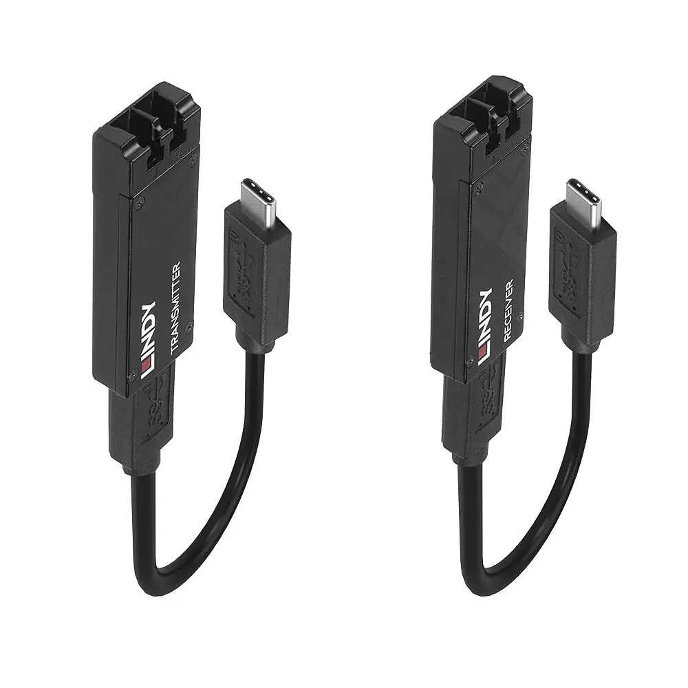 Produktfoto 1 von LINDY 43312, 100m Fibre Optic USB 3.2 Typ C Extender