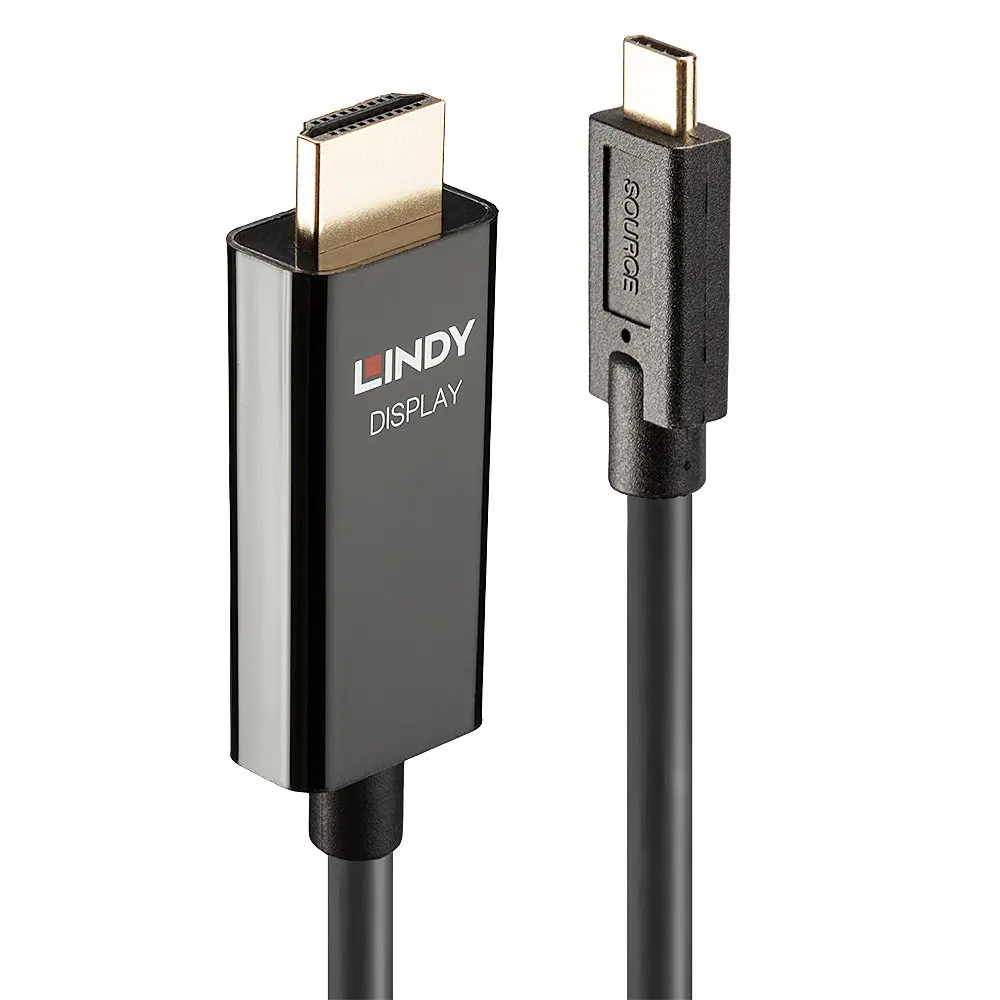 Produktfoto 1 von LINDY 43317, 10m USB Typ C an HDMI® 4K60 Adapterkabel mit HDR