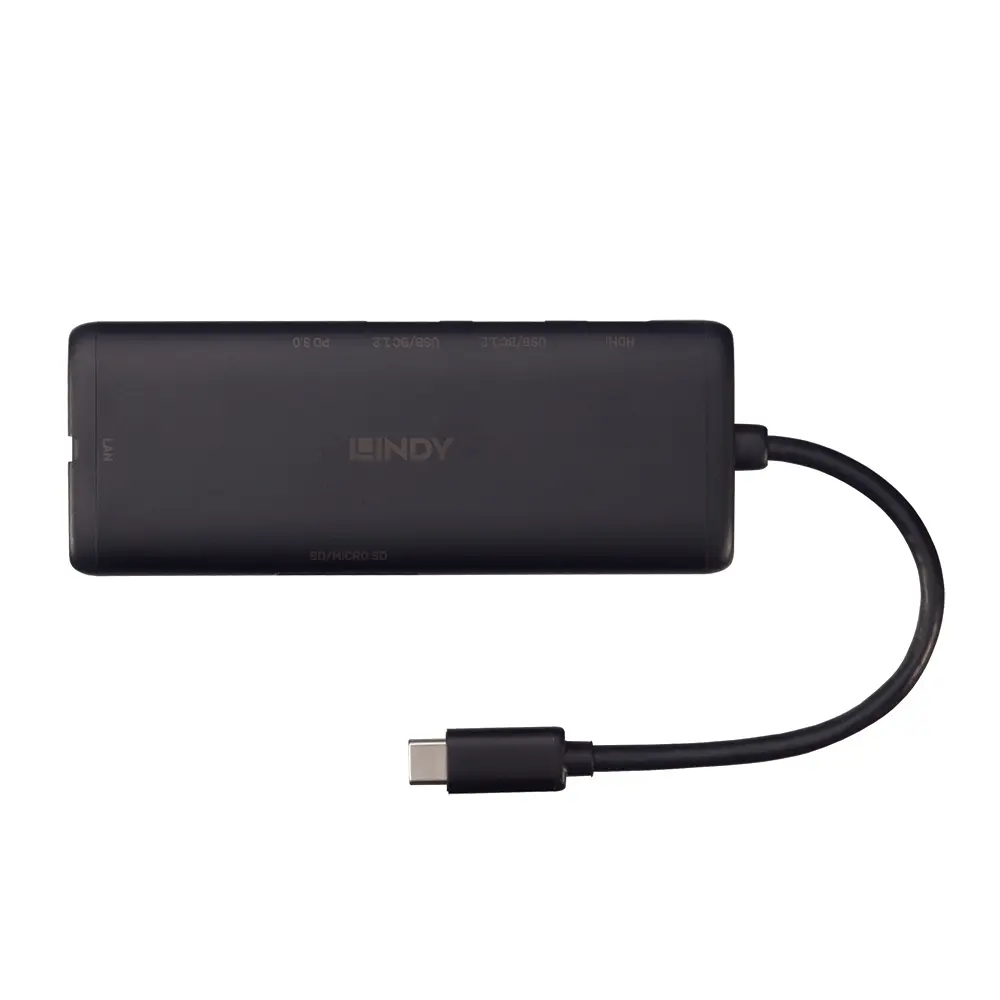 Produktfoto 1 von LINDY 43358, DST-Mini, USB C Laptop Mini Dockingstation mit 4K Unterstützung