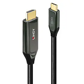 Produktfoto 1 von LINDY 43369, 3m USB Typ C an HDMI® 8K60 Adapterkabel