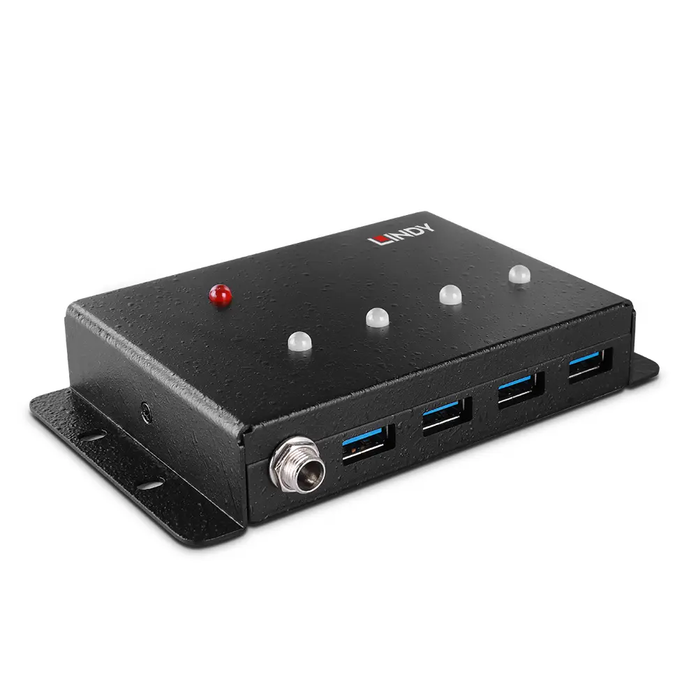 LINDY 43374, 4 Port USB 3.0 Metall Hub