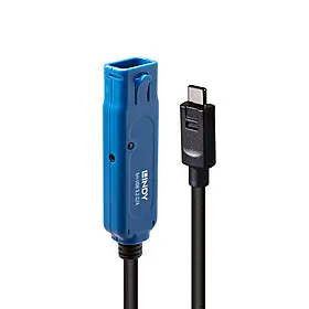 Produktfoto 1 von LINDY 43380, 5m USB 3.2 5Gbit/s C/A Aktivverlängerung Pro