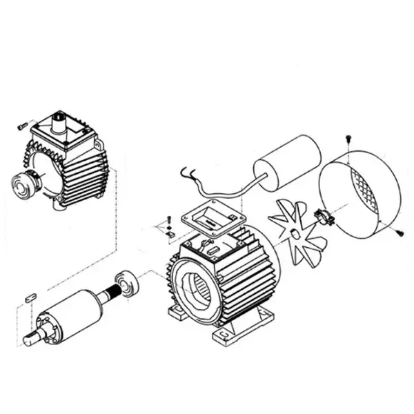 Produktfoto 1 von Kränzle Motor Klemmkasten, und Antriebsgeh.
