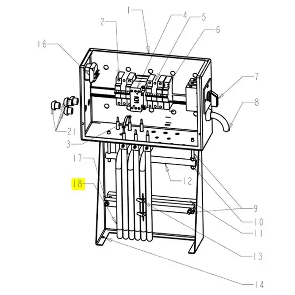 Produktfoto 1 von Kränzle Elektroheizstäbe 18 KW 3x6, Kränzle Zubehör und Ersatzteile
