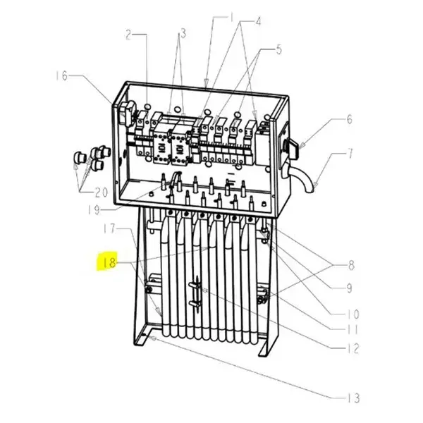 Produktfoto 1 von Kränzle Elektroheizstäbe 36 KW 6x6, Kränzle Zubehör und Ersatzteile