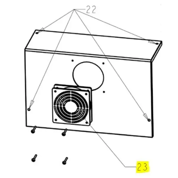 Produktfoto 1 von Kränzle Lüfter für therm E-M, Kränzle Zubehör und Ersatzteile