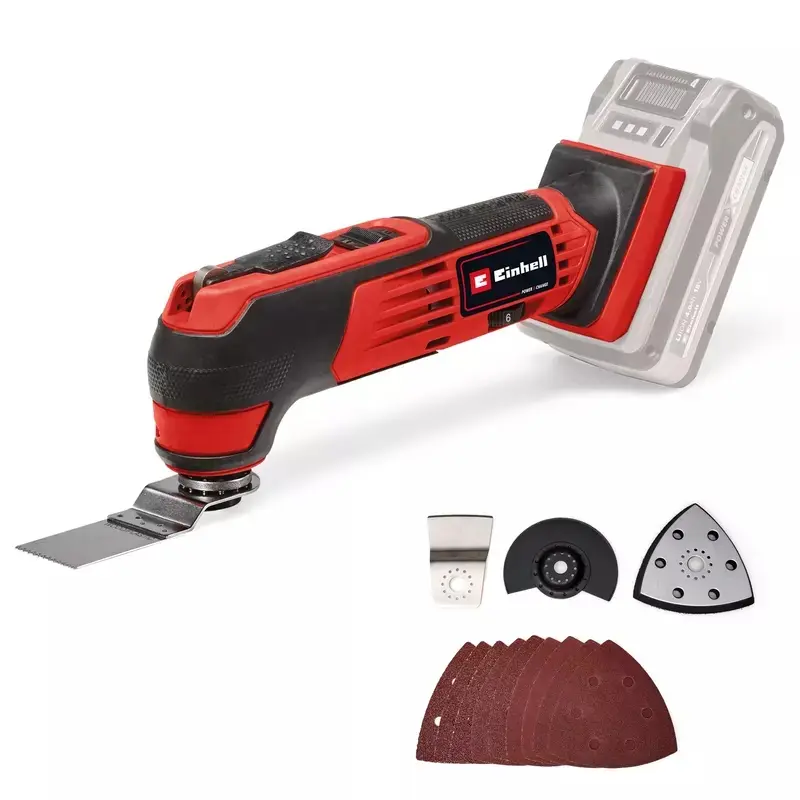 Produktfoto 1 von Einhell Multifunktionswerkzeug TE-MG 18/1 Li-Solo, 18V, mit Zubehör-Set