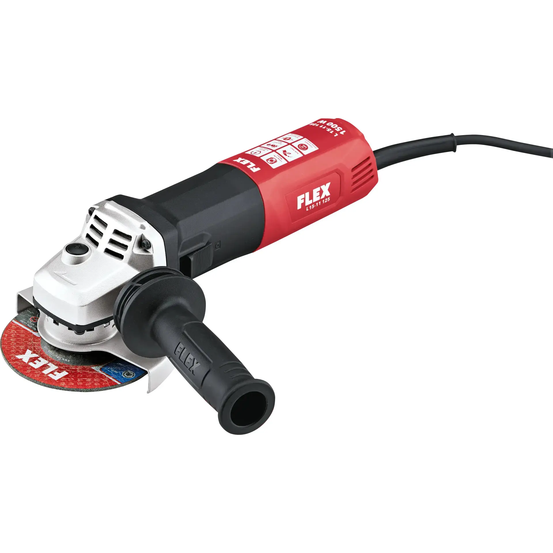 Produktfoto 1 von FLEX Tools 447692, Winkelschleifer L 15-11 125, 125 mm, 1500 Watt im Karton