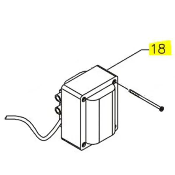 Produktfoto 1 von Kränzle Zünd-Transformator Primärsp., 230V 60Hz