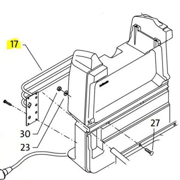 Produktfoto 1 von Kränzle Reeling für Kränzle therm, Kränzle Zubehör und Ersatzteile