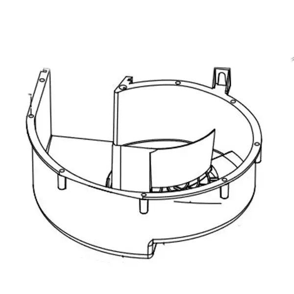 Produktfoto 1 von Kränzle Gebläsegehäuse für Heizkammer, Kränzle Zubehör und Ersatzteile