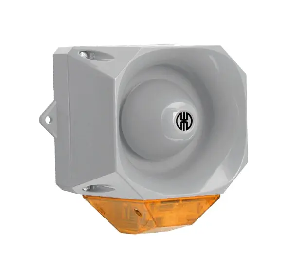 Produktfoto 1 von Werma 441.130.55, Blitz-Sirene WM 32 T&ouml;ne 9-60VDC GY/YE