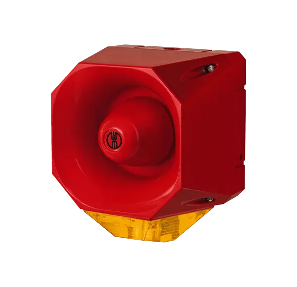 Produktfoto 1 von Werma 442.030.55, Blitz/Sounder WM 42 tne 18-30VDC RD/YE