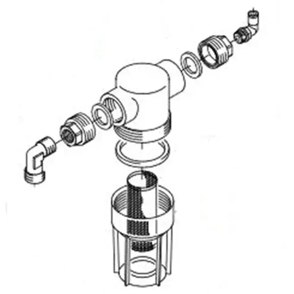 Kränzle Brennstofffilter kpl., therm 635-1 bis 1165-1