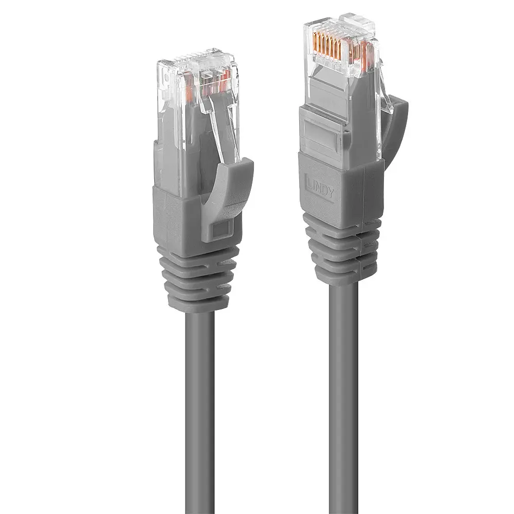 Produktfoto 1 von LINDY 45410, 30m Cat.6 U/UTP LSZH Netzwerkkabel, grau