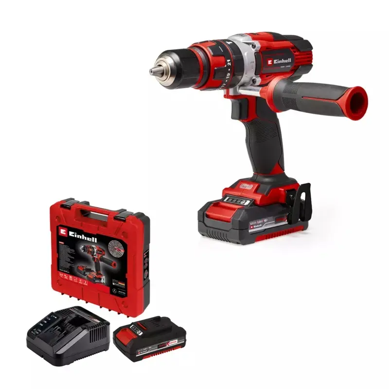 Produktfoto 1 von Einhell TE-CD 18/48 Li-i Akku-Schlagbohrschrauber (48Nm/18V/2x2,0Ah)