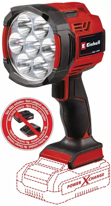 Produktfoto 1 von Einhell TE-CL 18/2500 LiAC-Solo Power X-Change Akku-Lampe