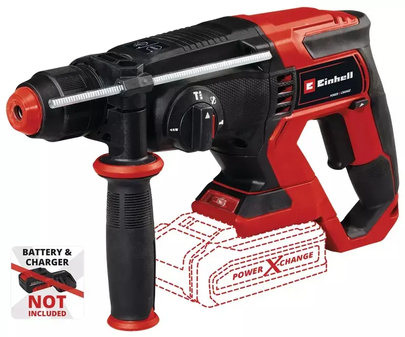 Einhell Bohrhammer TE-HD 18/20 Li - Solo, SDS+, 18V, Schlagkraft 1,8 Joule