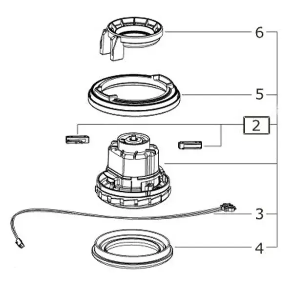 Produktfoto 1 von Kränzle Turbine mit Motor Ventos, 220-240V / 50/60Hz