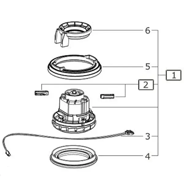 Produktfoto 1 von Kränzle Turbine mit Motor, 220-240 V 50/60Hz