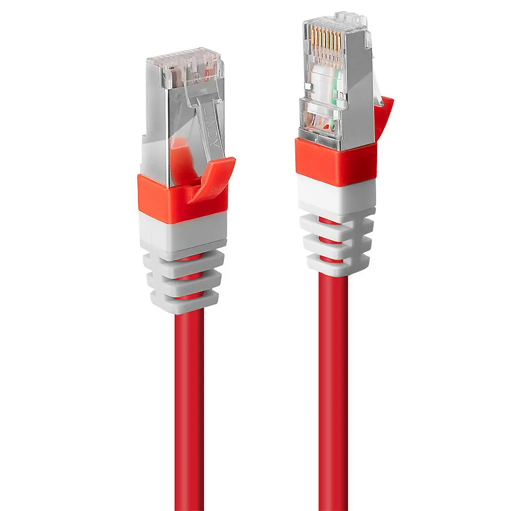Produktfoto 1 von LINDY 45391, 15m Cat.6A S/FTP LSZH Netzwerkkabel, rot (Fluke getestet)