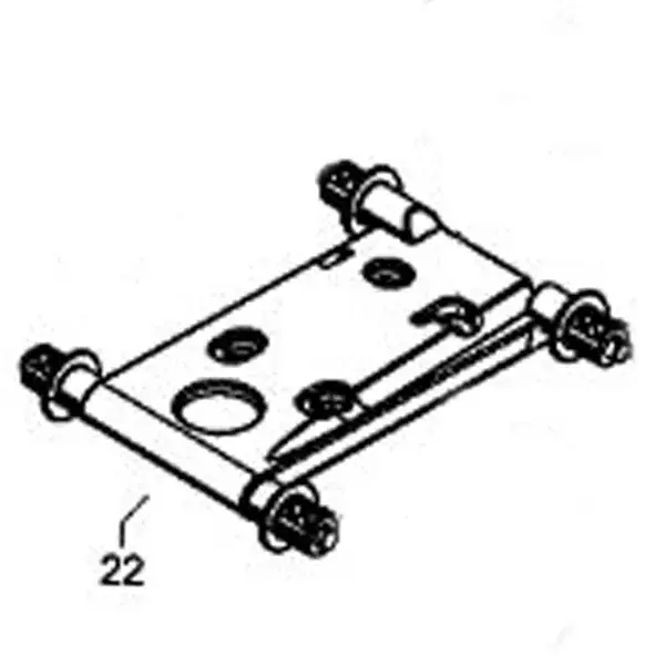 Produktfoto 1 von Kränzle Fahrgestell Quadro, 9/170 - 12/150 TS (T)