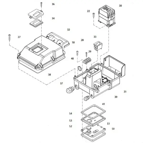Produktfoto 1 von Kränzle Schaltkasten komplett, 12/150 400V