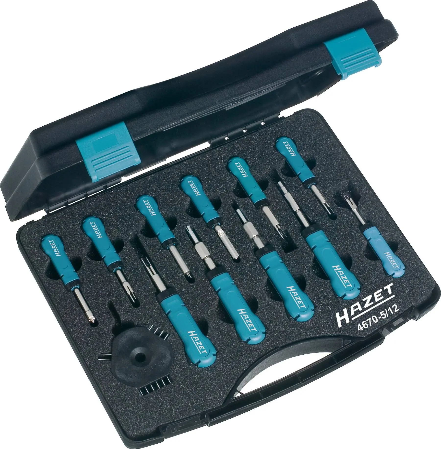 Produktfoto 1 von Hazet 4670-5/12, SYSTEM-KABEL-Entriegeler-Sortiment