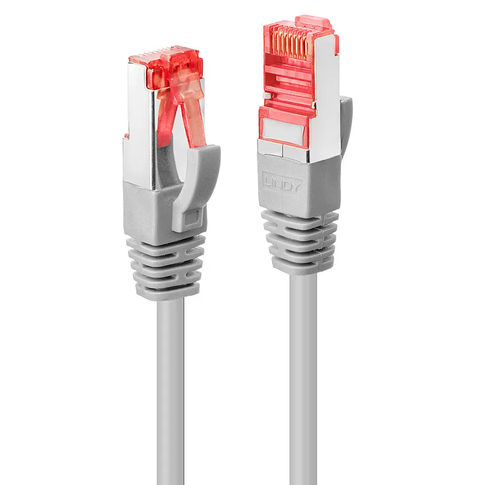 Produktfoto 1 von LINDY 47852, 2m Cat.6 S/FTP Netzwerkkabel, grau