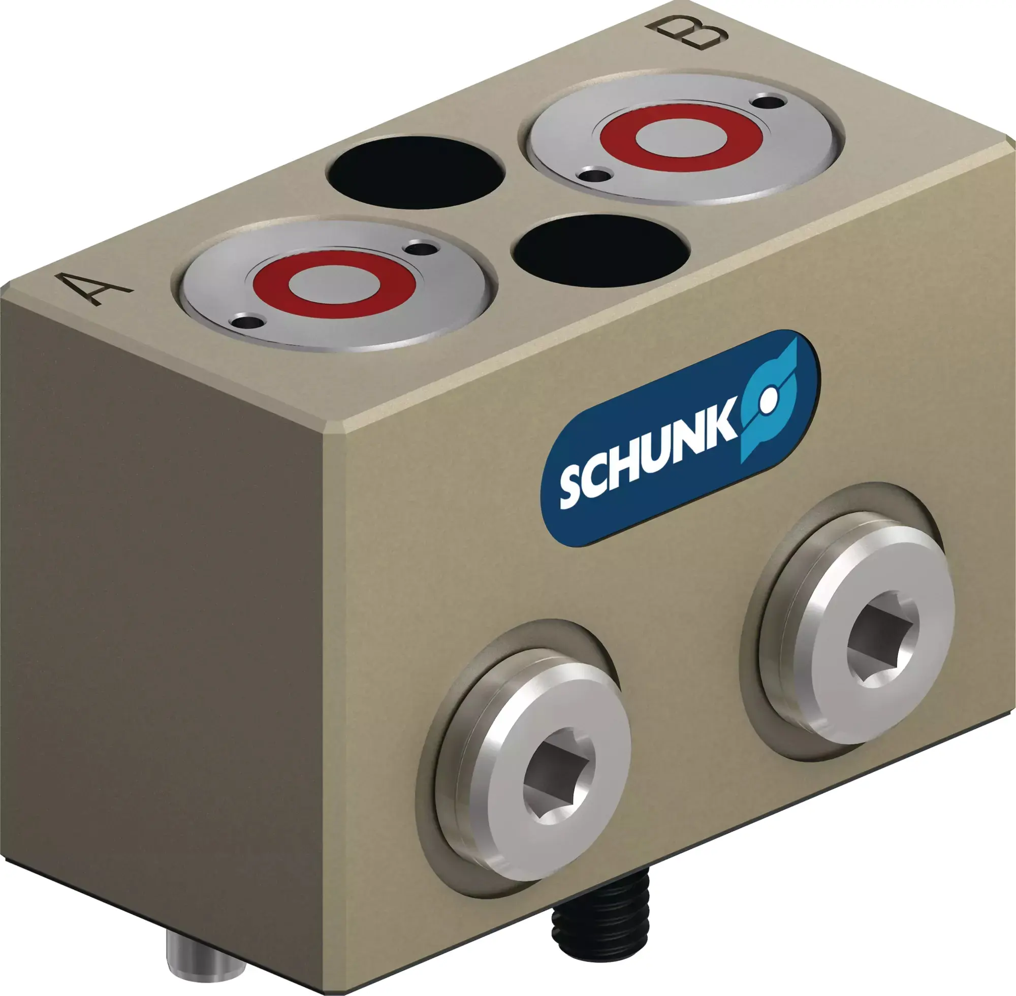 Produktfoto 1 von SCHUNK MDN 3-2, Zubehör Nullpunktspannsysteme Standard, Medienübergabe