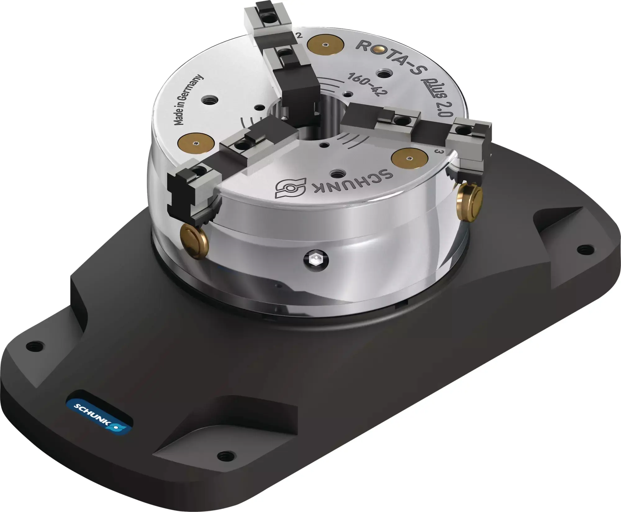 Produktfoto 1 von SCHUNK PAL ROTA-S plus 2.0 160-2, Spannpaletten mit Spannmittel