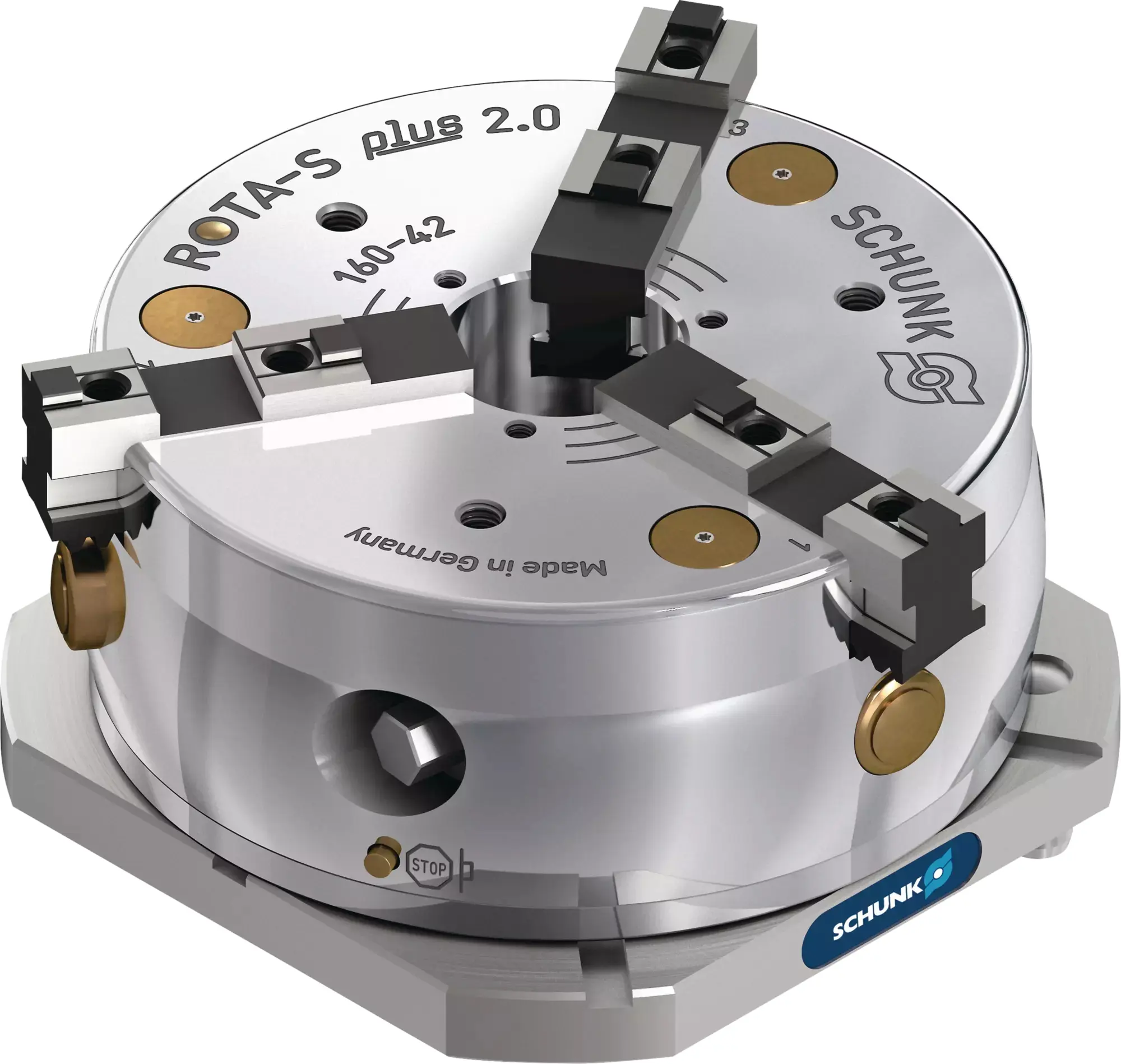 Produktfoto 1 von SCHUNK PAL ROTA-S plus 2.0 160-1, Spannpaletten mit Spannmittel