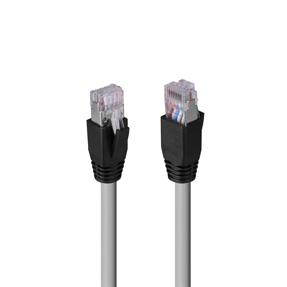 LINDY 48655, 100m Cat.6A U/FTP LSZH Solid Core Network Cable, Grey