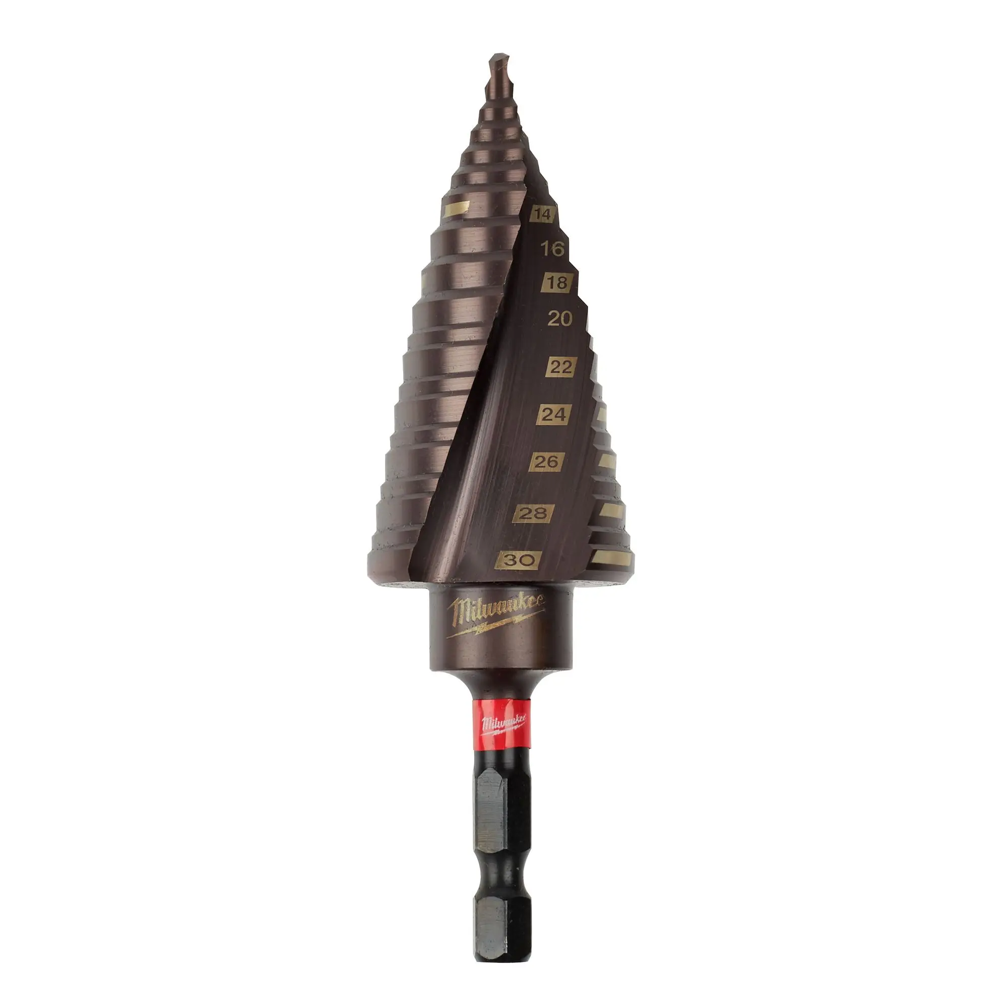Produktfoto 1 von Milwaukee Shockwave Stufenbohrer 4-30 mm / 2/3-mm Stufen, SKU: 48899265