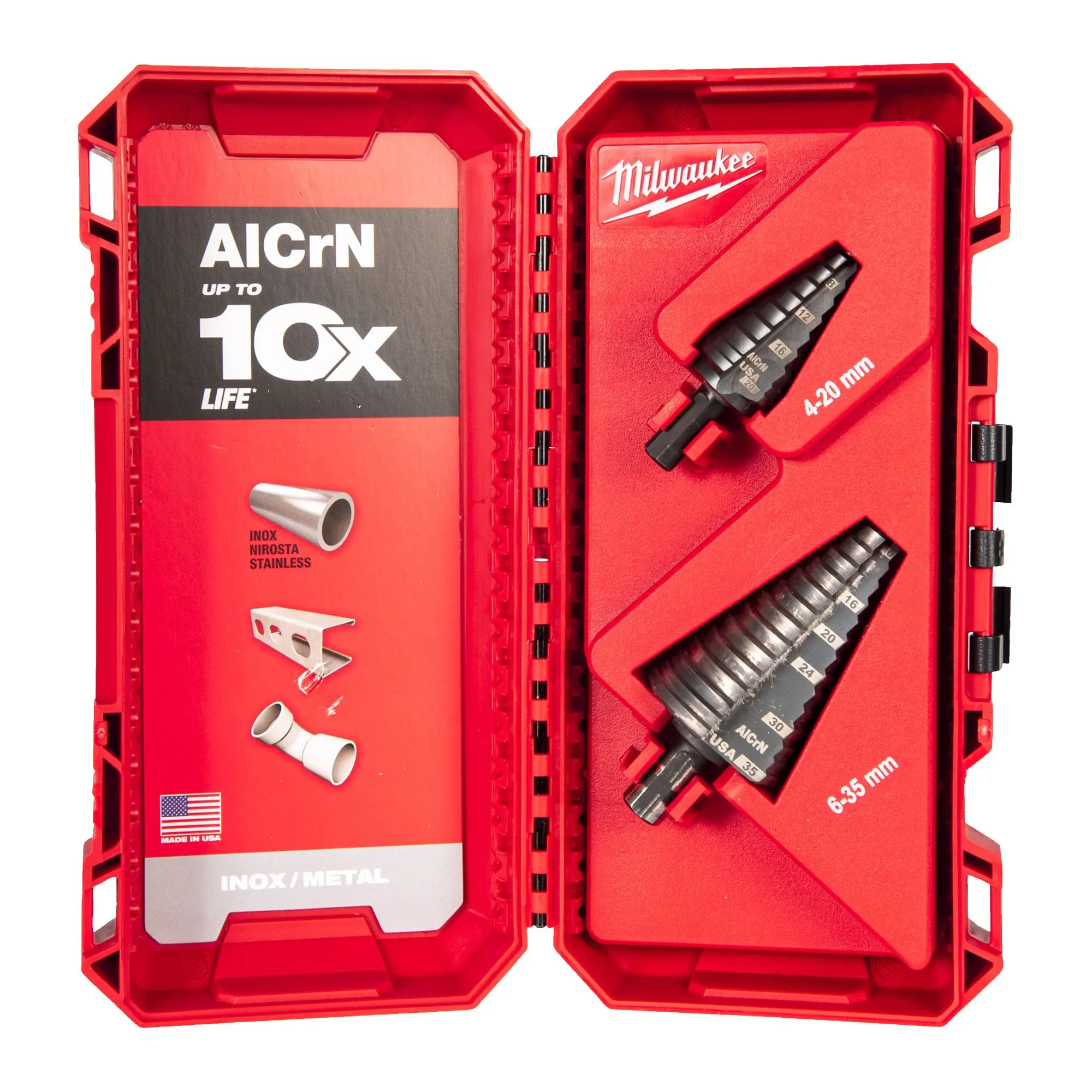 Produktfoto 1 von Milwaukee Cobalt Stufenbohrer Set 2-teiliges Set, SKU: 48899398