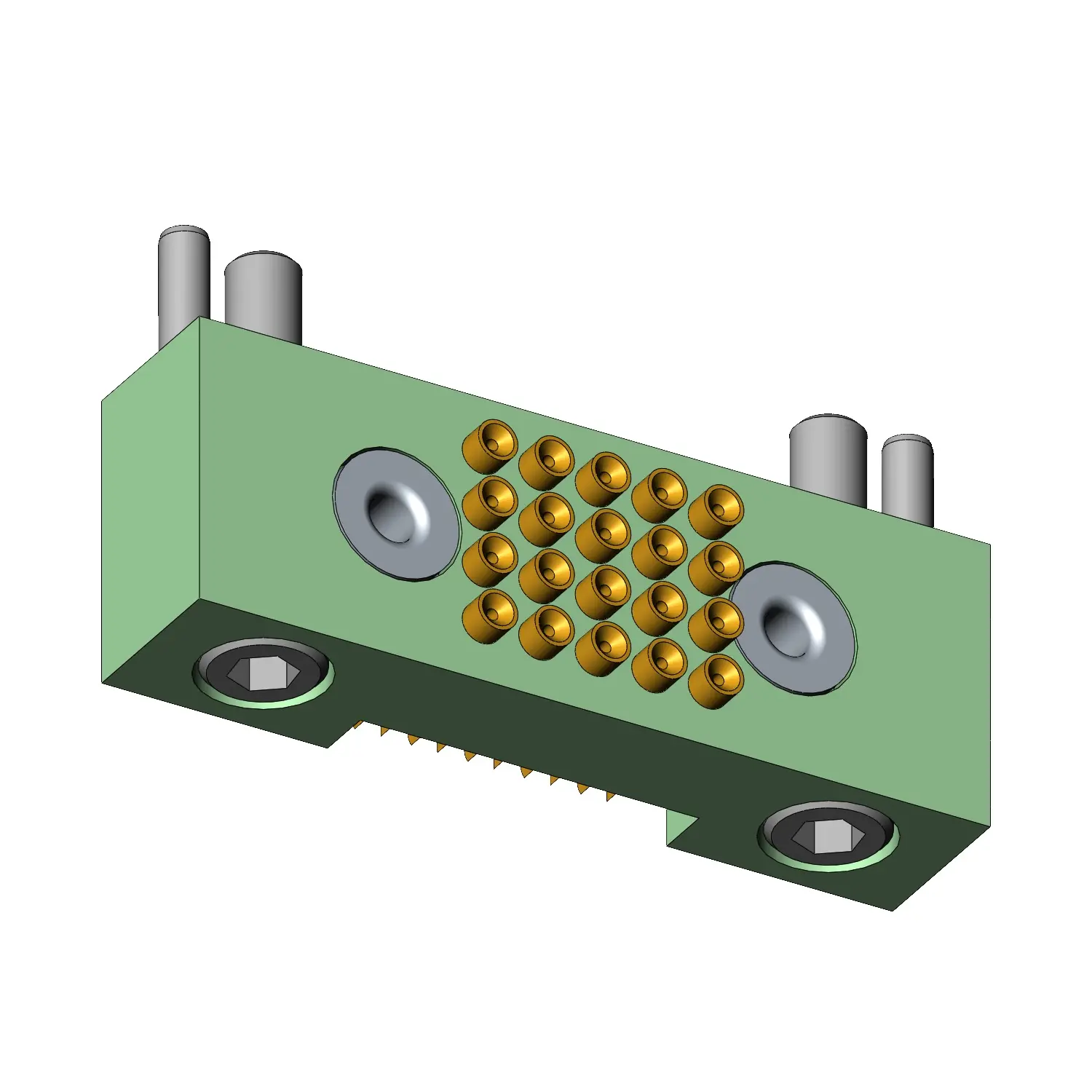 Produktfoto 1 von Ingun KB-P-SI-020-24A-L-ASYS, Kontaktblock