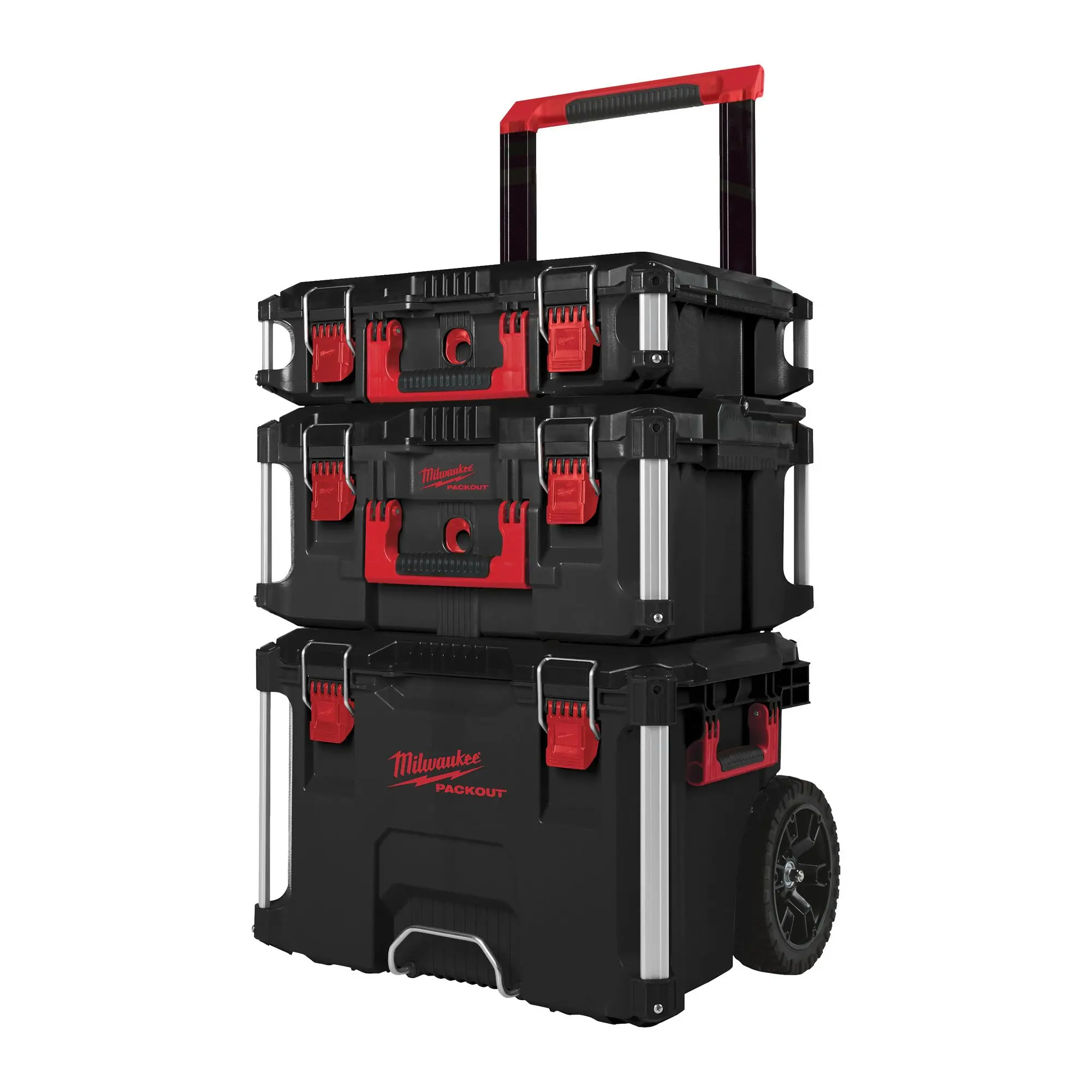 Produktfoto 1 von Milwaukee PACKOUT™ Promo-Set 4932464244 Trolley groß mit Koffer-Set 3-tlg.