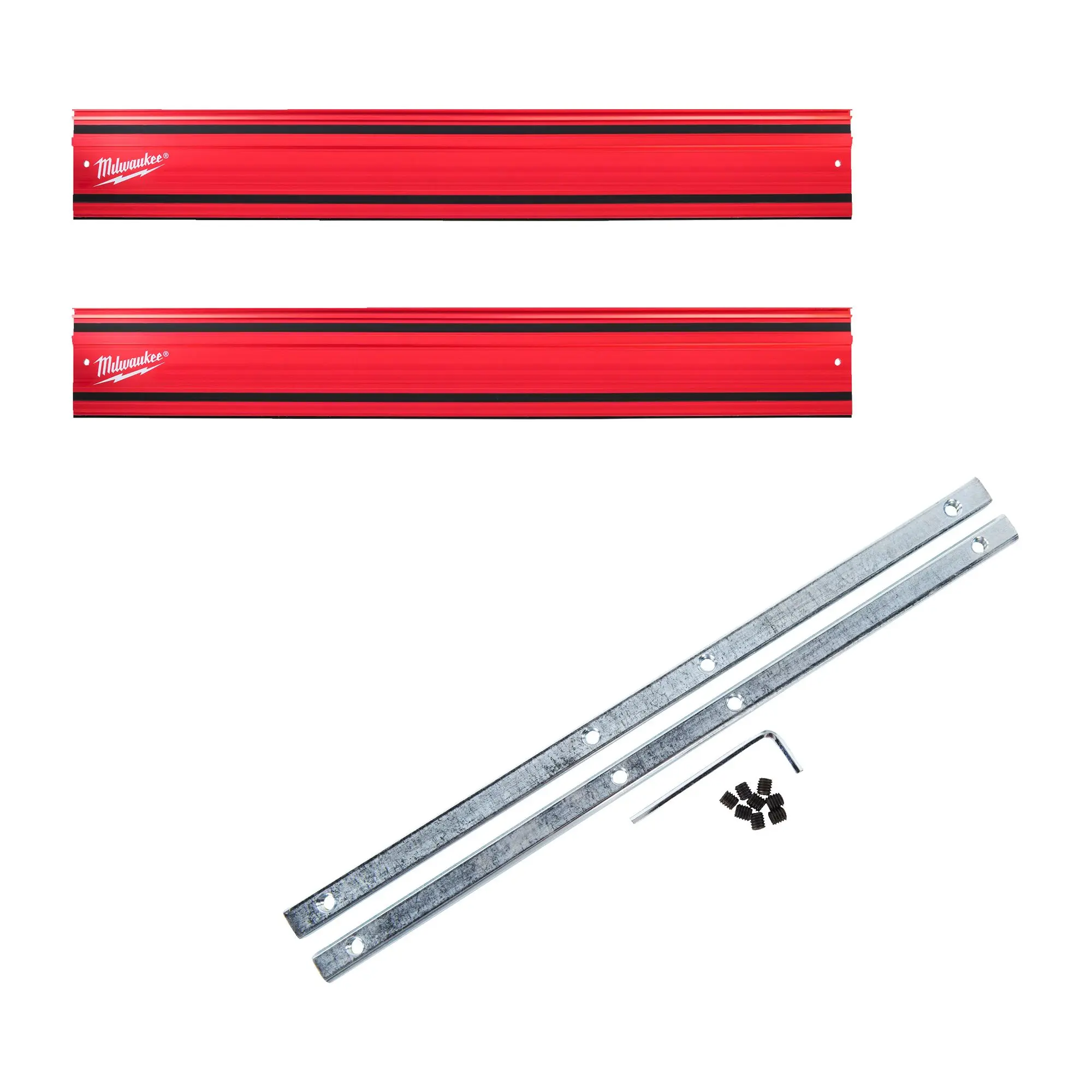 Produktfoto 1 von Milwaukee Führungsschienen-Set GR-KIT, 2x 1400 mm + Tasche + Verbinder