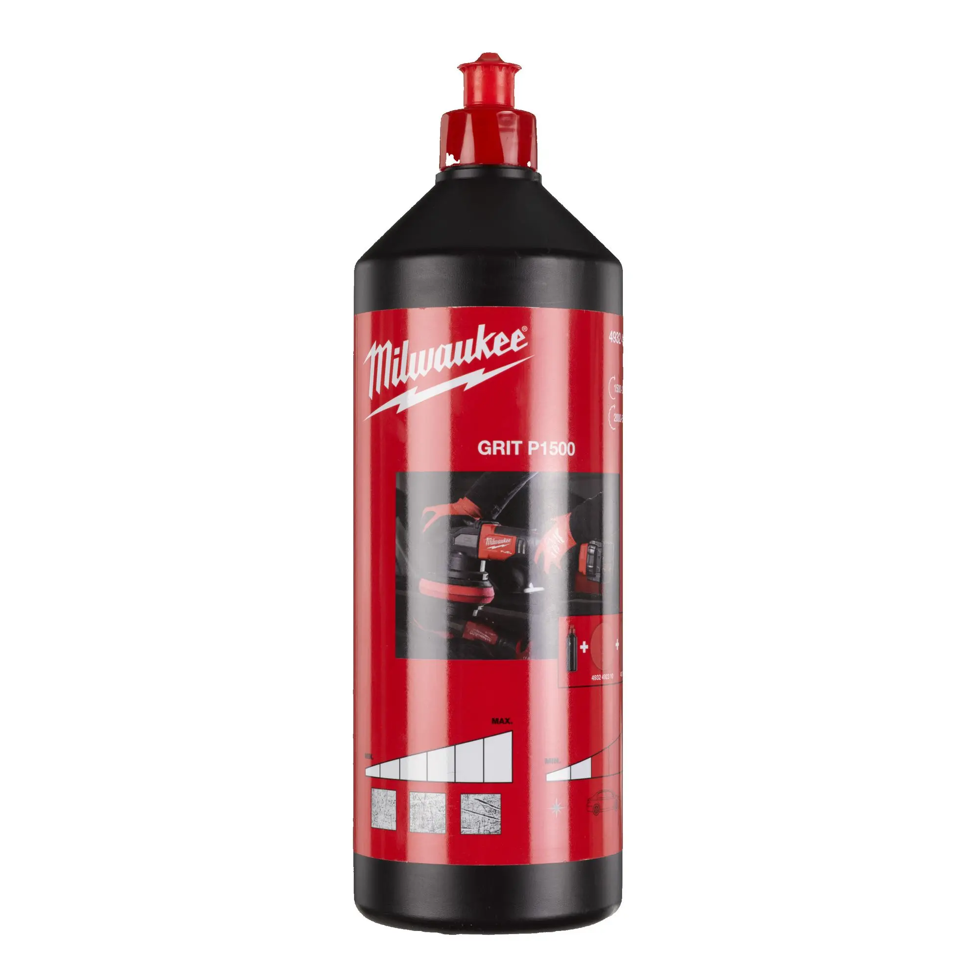 Produktfoto 1 von Milwaukee Politur Rot 1200, 1000 ml, SKU: 4932492300