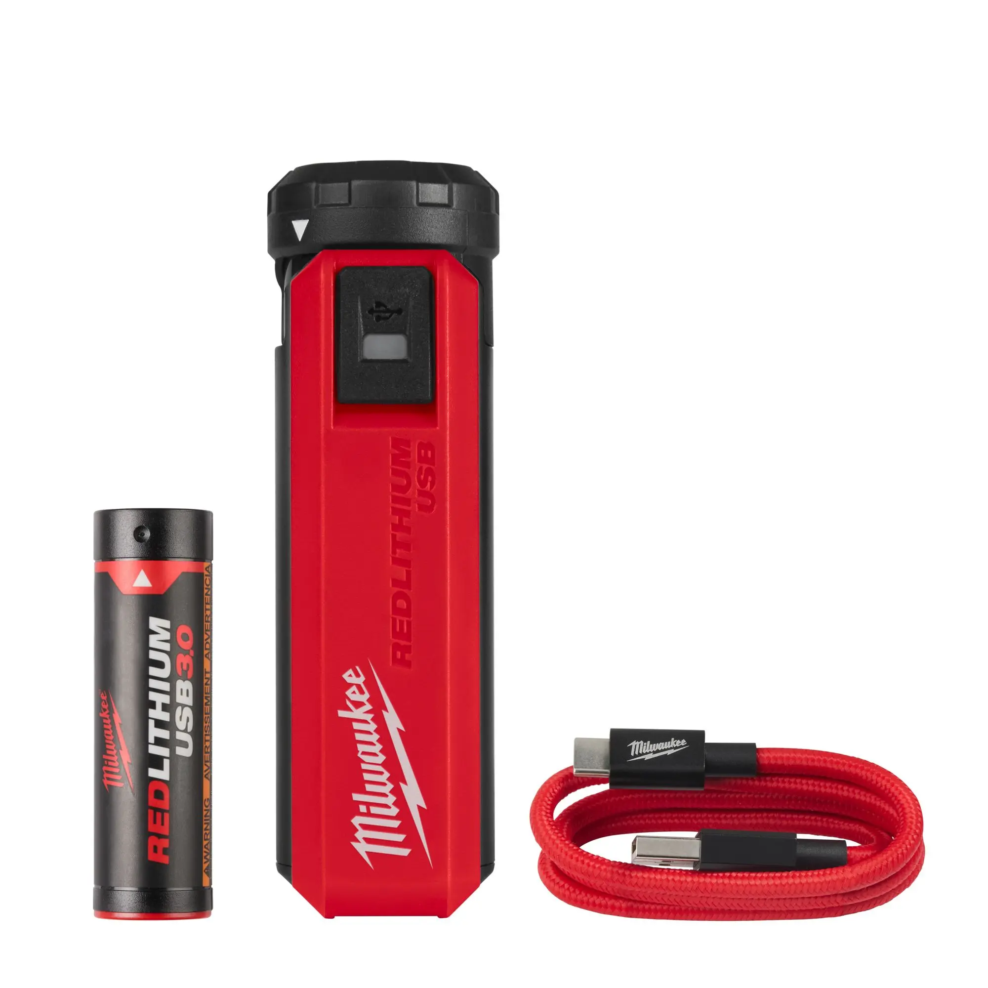 Produktfoto 1 von Milwaukee REDLITHIUM USB-Akku und Ladegerät L4 PPS-301, SKU: 4932493335
