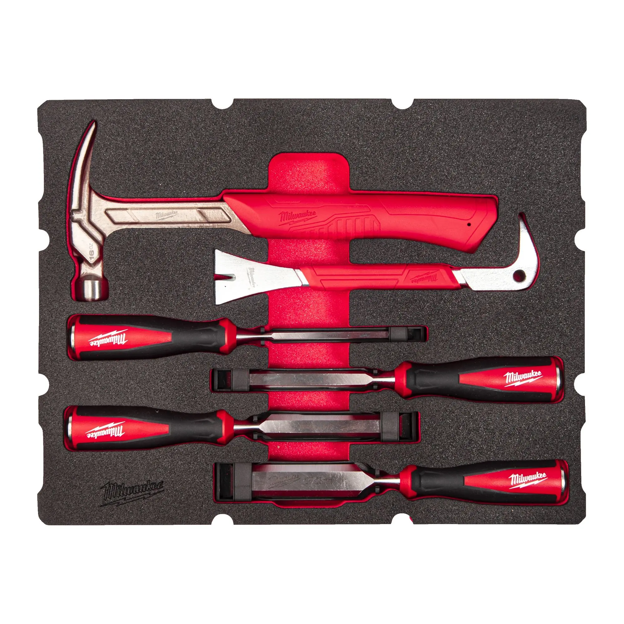 Produktfoto 1 von Milwaukee 6-teilige Einlage für PACKOUT Koffer mit Schubladen Holzbearbeitungs