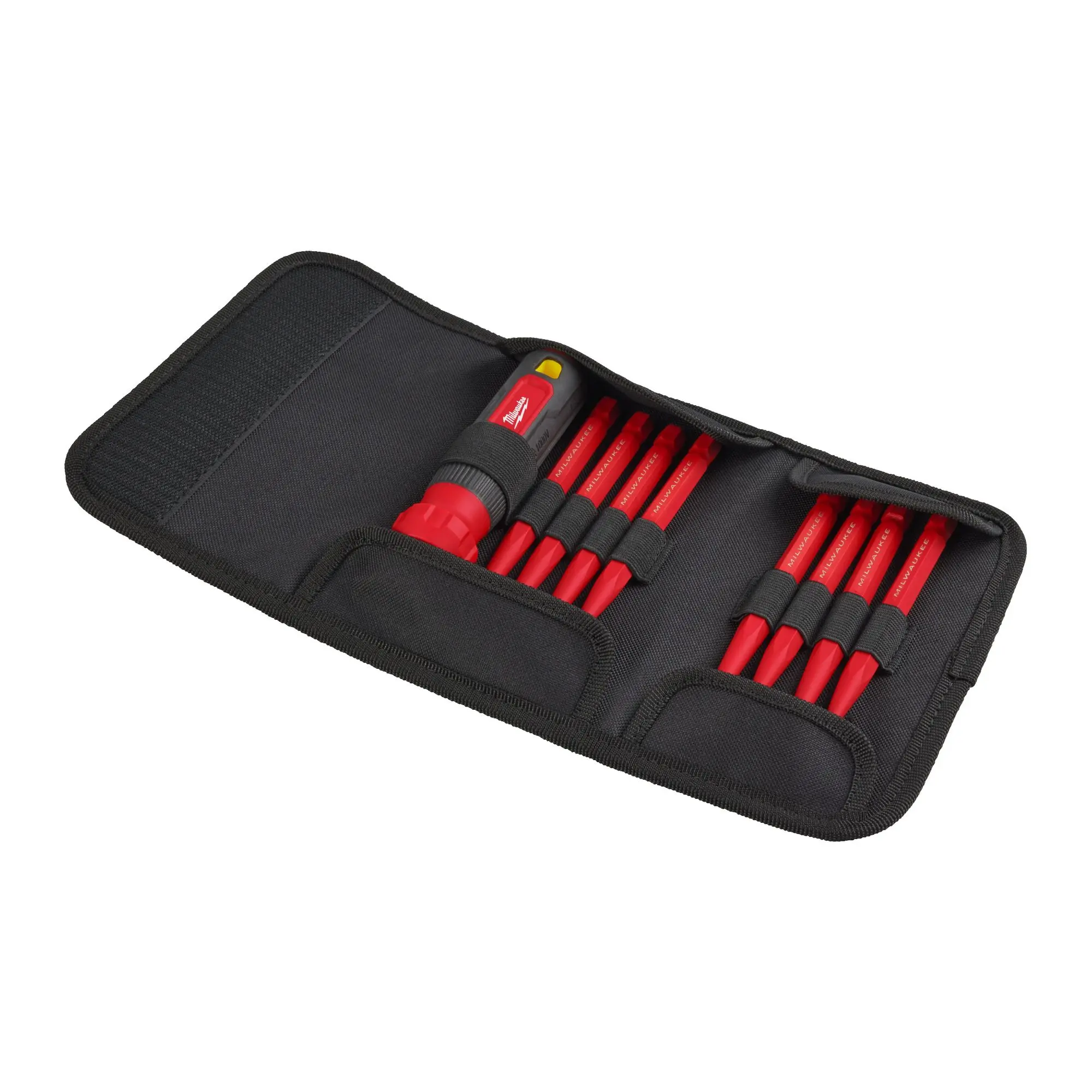 Produktfoto 1 von Milwaukee Multi-Bit Schraubendreher 10-in-1, VDE geprüft 10x PH/PZ/TX/SL