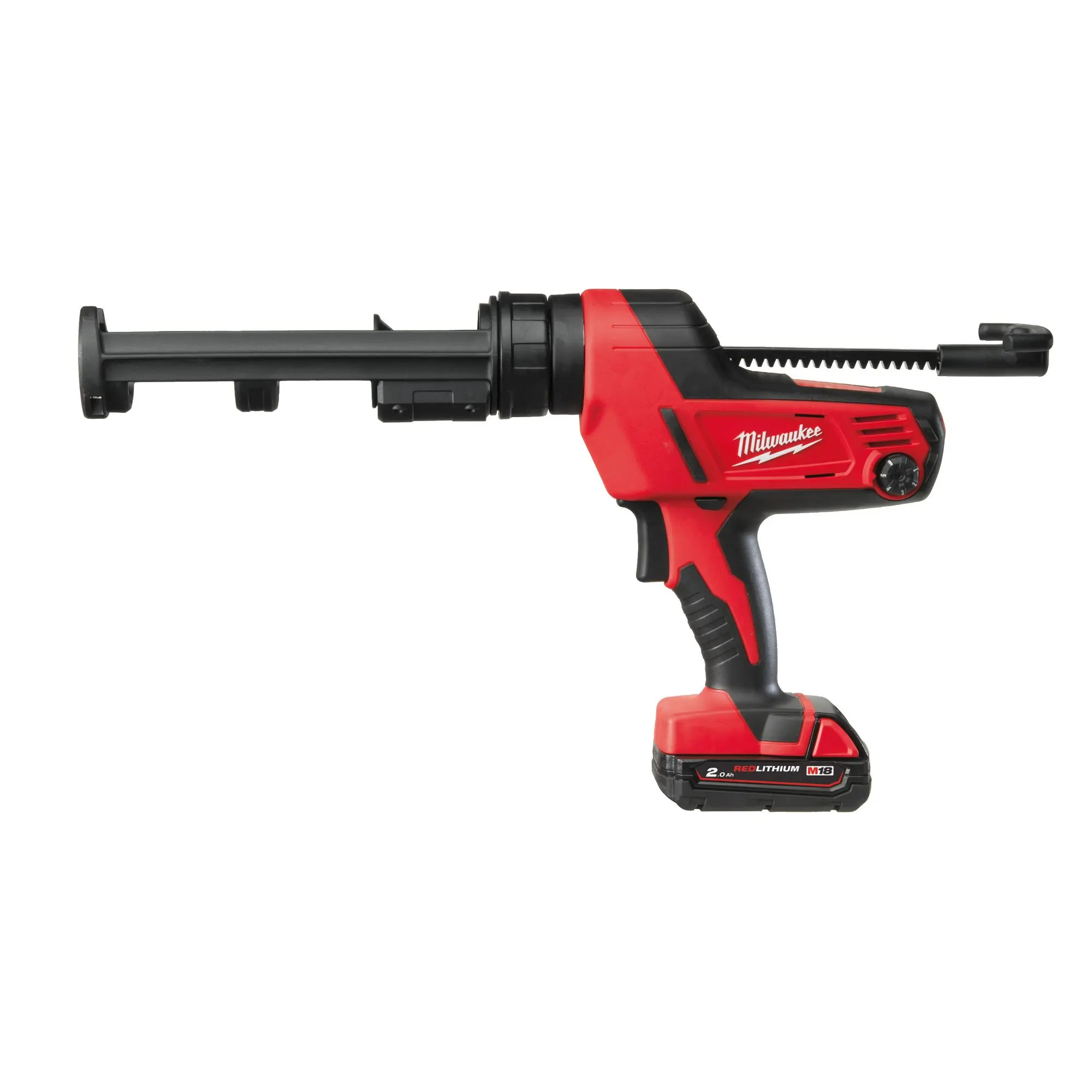 Produktfoto 1 von Milwaukee Akku-Kartuschenpresse C18 PCG 310C-201B 1x 2,0 Ah|Lader|Werkzeugtasche
