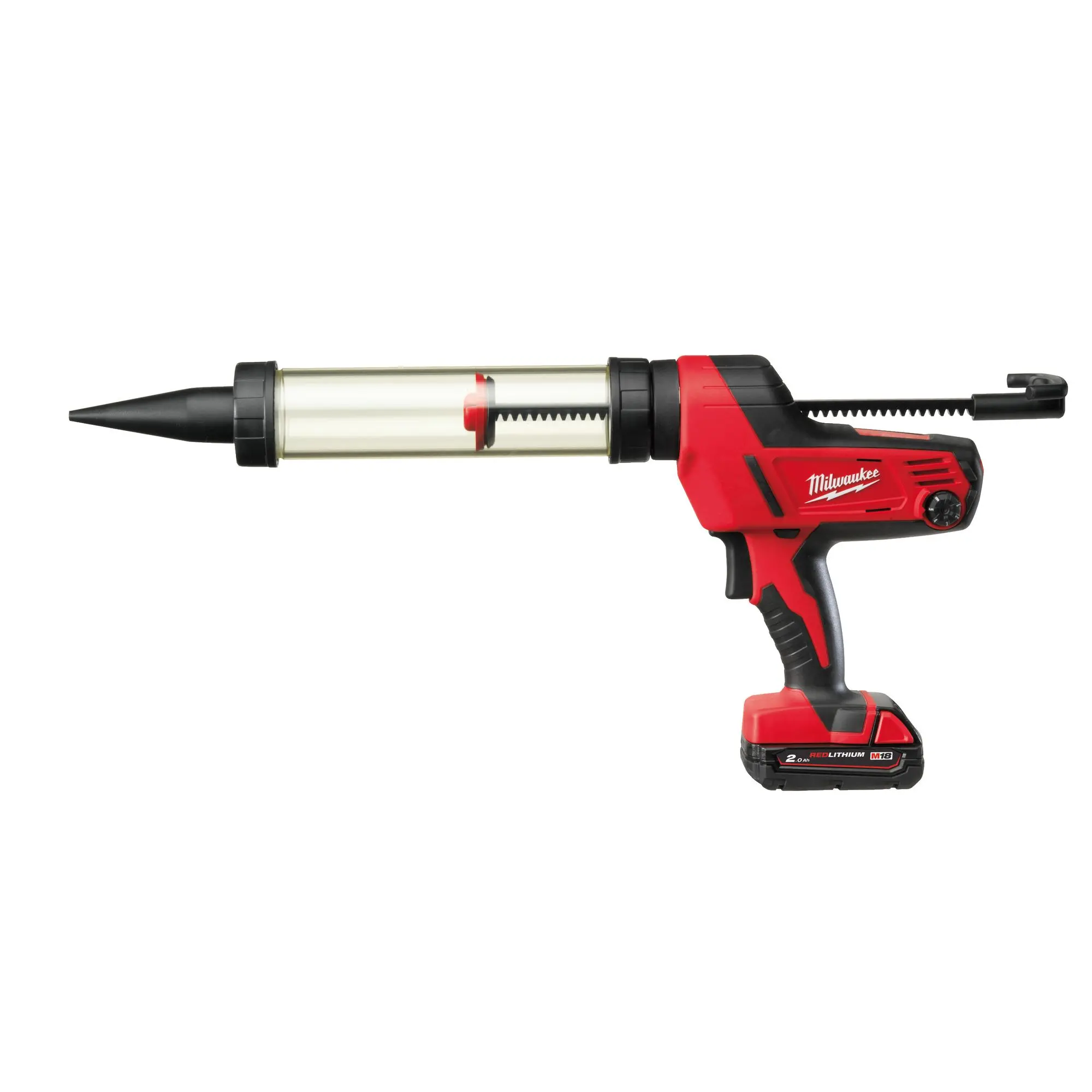 Produktfoto 1 von Milwaukee Akku-Kartuschenpresse C18PCG 400T-201B, 1x 2,0 Ah und Ladegerät