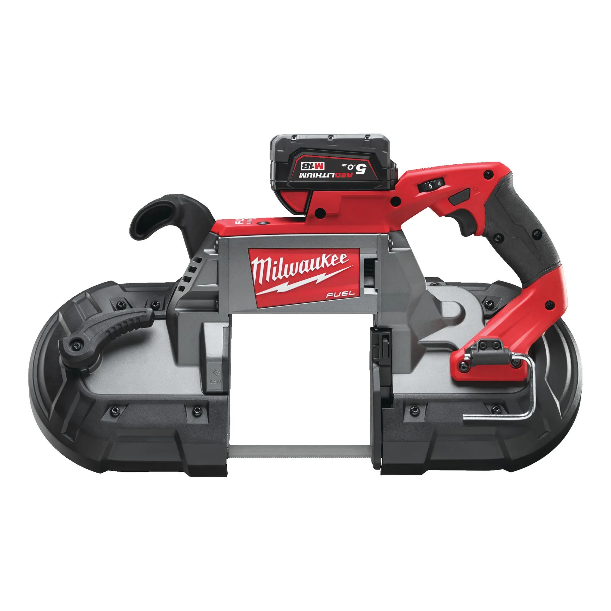 Produktfoto 1 von Milwaukee FUEL Akku-Bandsäge M18CBS125-502C 2x5,0 Ah + Ladegerät im Koffer
