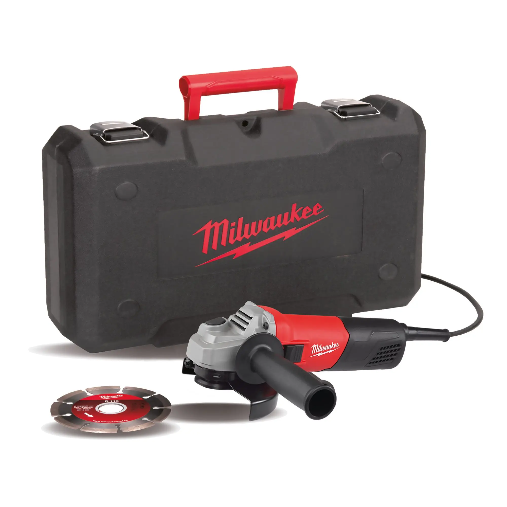Produktfoto 1 von Milwaukee AG800-115ED-SET Winkelschleifer IN2 im Koffer, SKU: 4933451281